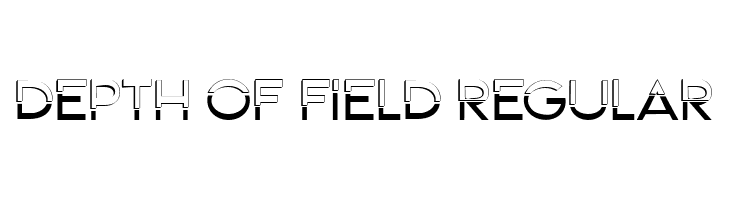 Depth of Field Regular  font caratteri gratis