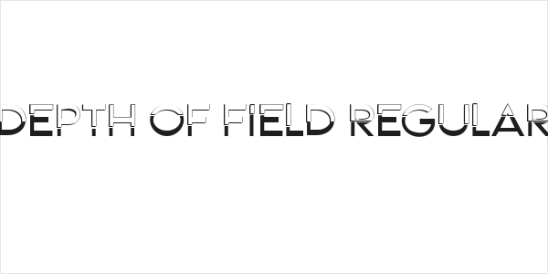 Depth of Field Regular Logo
