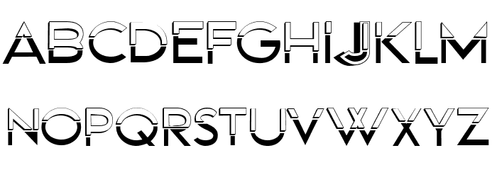 Depth of Field Regular Font LOWERCASE