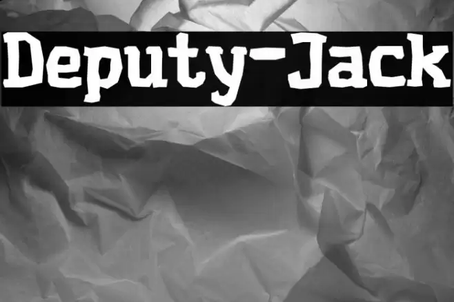 Deputy-Jack Font examples