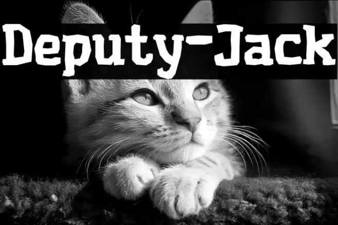 Deputy-Jack Font examples
