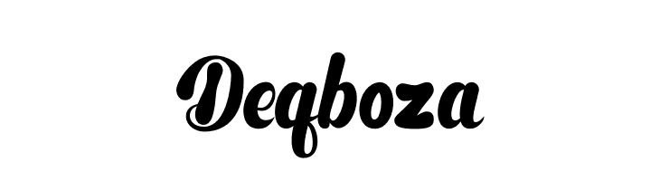 Deqboza  Descarca Fonturi Gratis