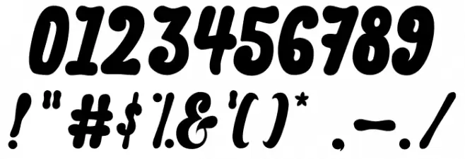 Deqboza Font OTHER CHARS