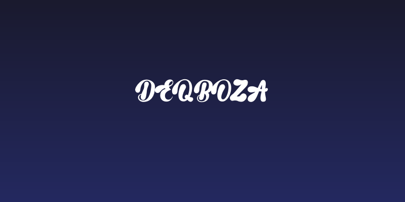 Deqboza Social Header