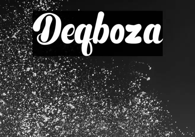 Deqboza Font examples