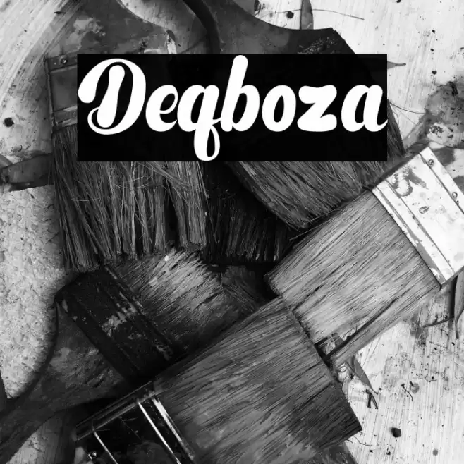 Deqboza Font examples