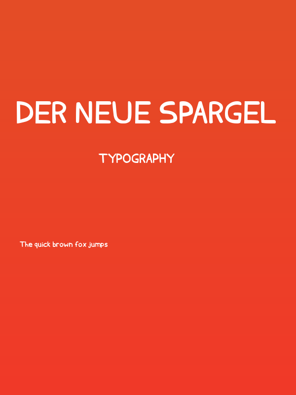 Der Neue Spargel Poster