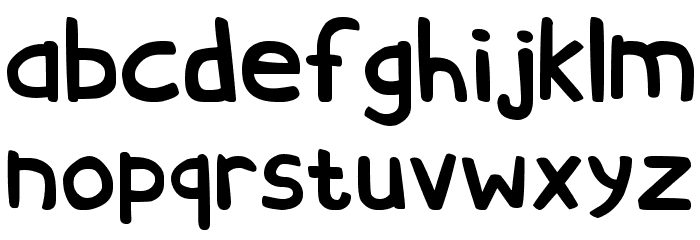Der Neue Spargel Font LOWERCASE