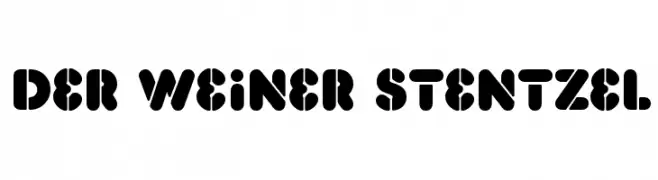Der Weiner Stentzel  Frei Schriftart Herunterladen