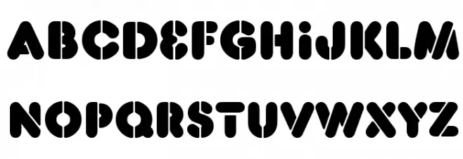 Der Weiner Stentzel Font LOWERCASE
