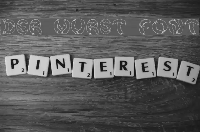 Der Wurst Font Font examples