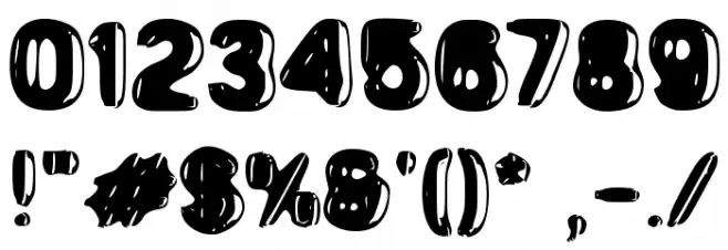 Dera Font OTHER CHARS