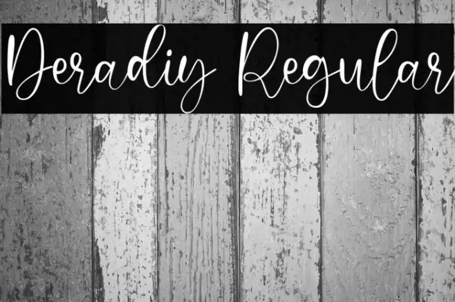 Deradiy Regular Example 1