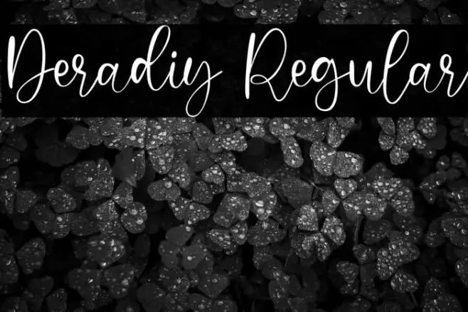 Deradiy Regular Example 2