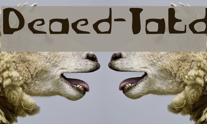 Deranged-Tabloid Font examples