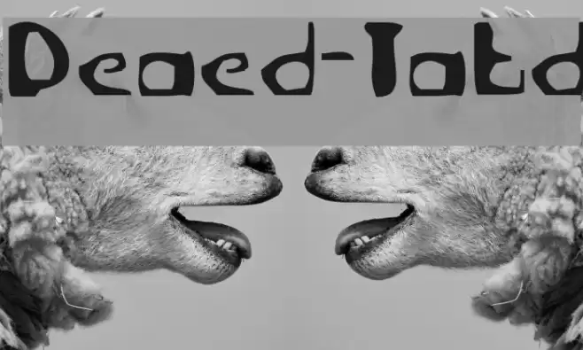 Deranged-Tabloid Шрифта examples