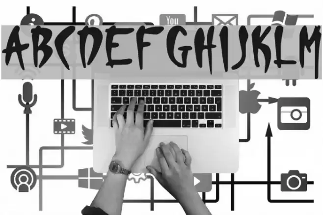 Deranger Font examples