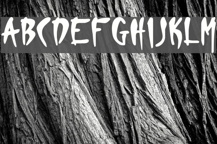 Deranger Font examples