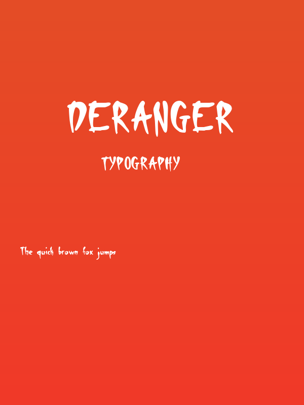 Deranger Poster