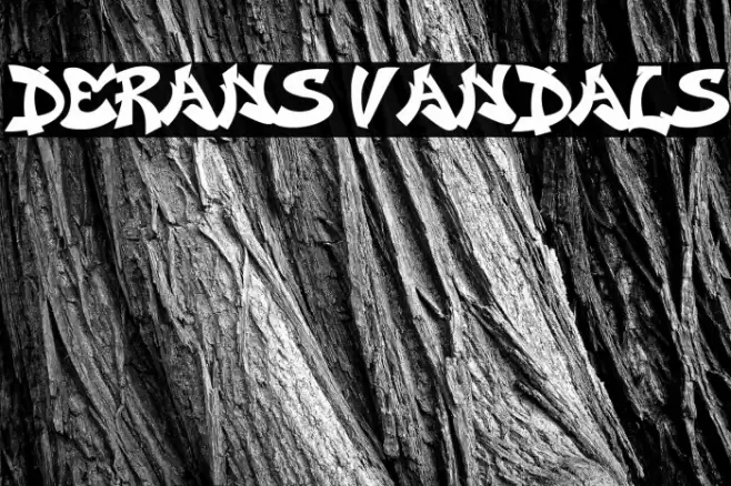 Derans Vandals Caratteri examples