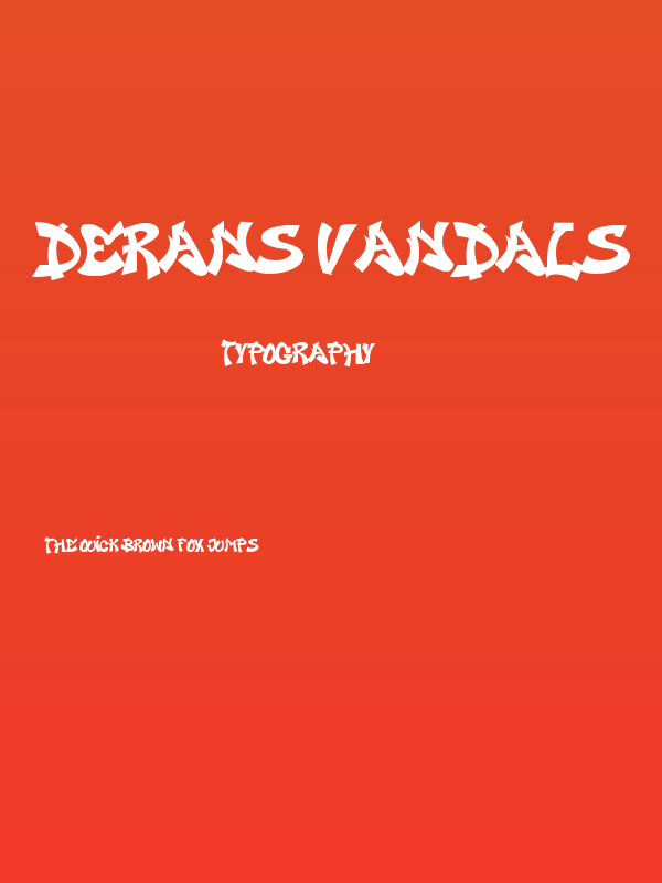 Derans Vandals Poster