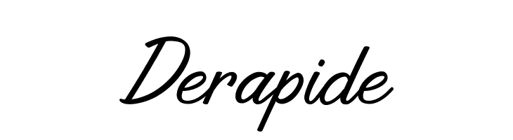 Derapide  baixar fontes gratis