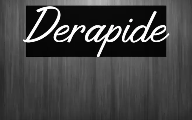 Derapide Font examples