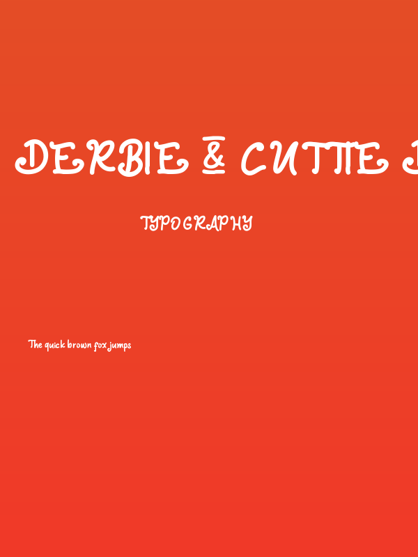 Derbie & Cuttie Demo Poster
