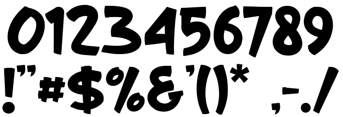 Derby Jookes Font OTHER CHARS
