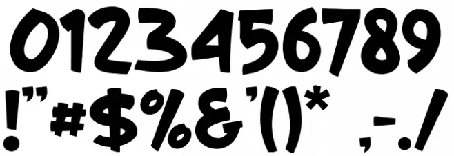 Derby Jookes Font Alte caractere