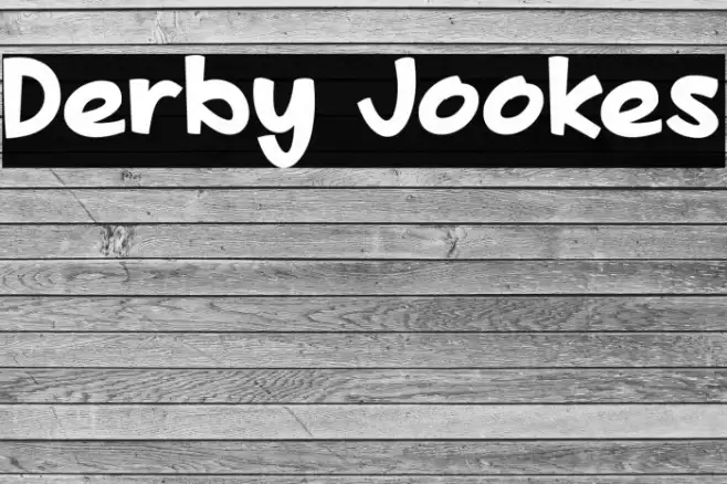 Derby Jookes Font examples