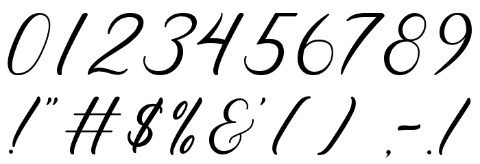 Derick Chetty Font OTHER CHARS
