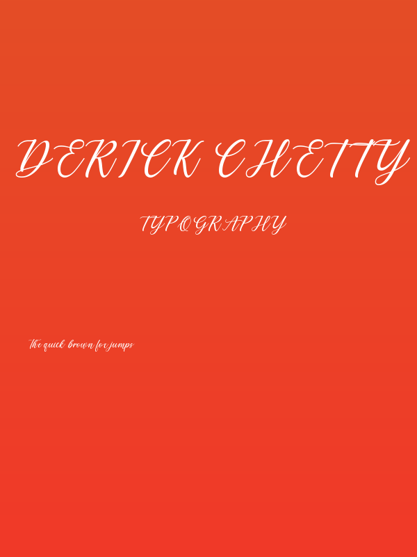 Derick Chetty Poster
