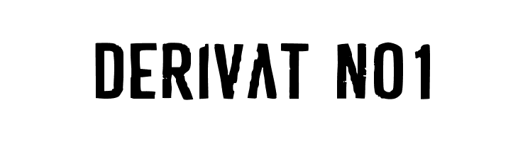 Derivat No1 Font