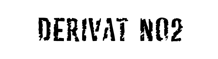Derivat No2  Free Fonts Download
