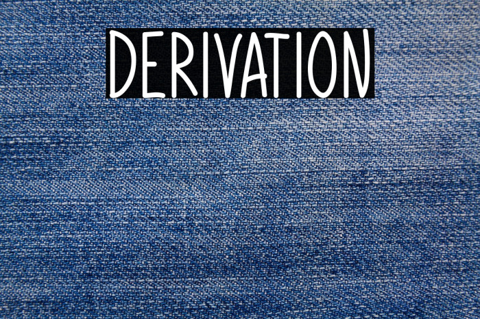 Derivation Example 1