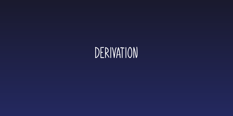 Derivation Social Header
