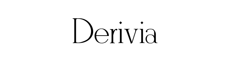Derivia  नि: शुल्क फ़ॉन्ट्स डाउनलोड