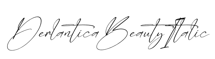 Derlantica Beauty Italic  Frei Schriftart Herunterladen