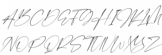 Derlantica Beauty Italic Schriftart Groß