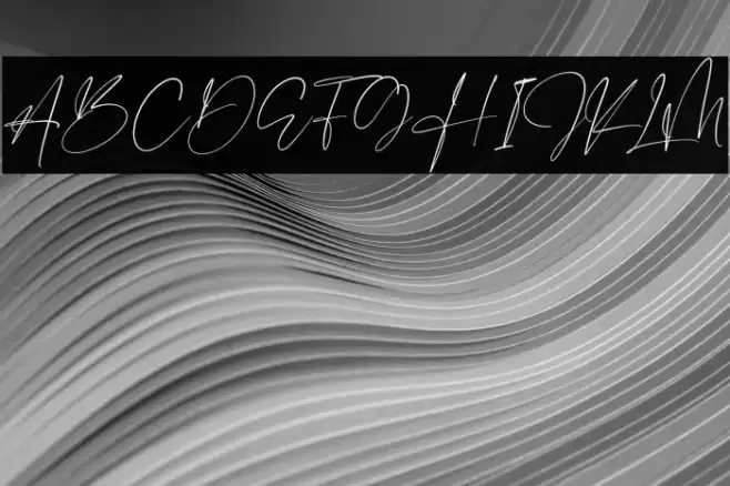 Derlantica Beauty Font examples