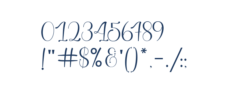 DerlinaScript Other Characters