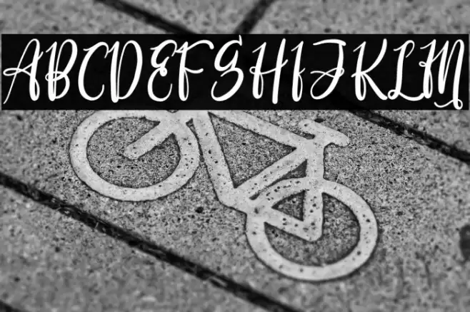 Derlinata Space Font examples