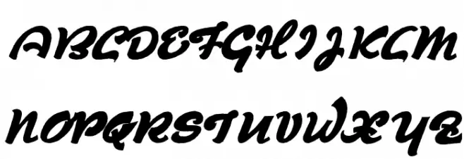DerniereScript Fonte MAIÚSCULAS