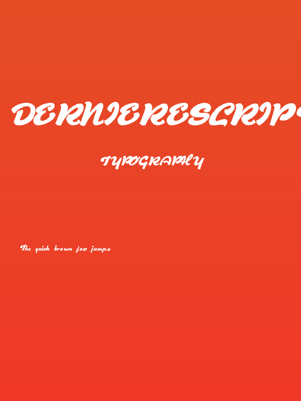 DerniereScript Poster