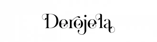 Derojela  Скачать бесплатные шрифты