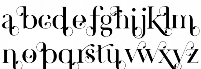 Derojela Caratteri MINUSCOLO