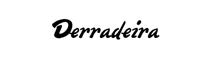 Derradeira  font caratteri gratis