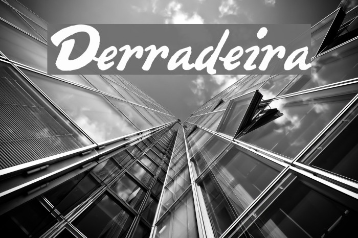 Derradeira Font examples