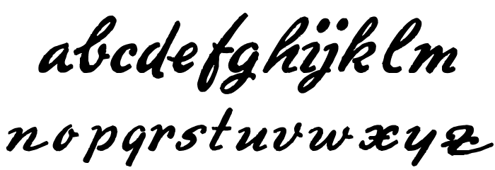 Derradeira Font LOWERCASE